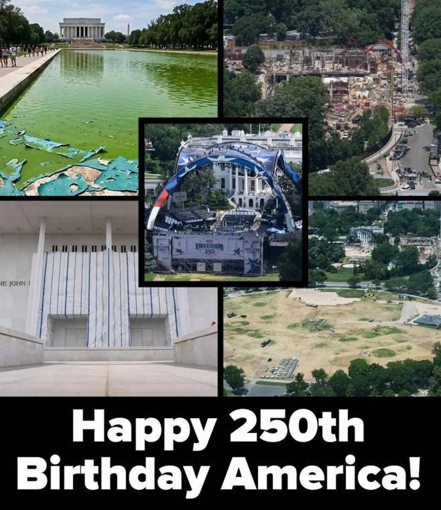 USA Meme zum 250. Geburtstag (4. Juli 2026)