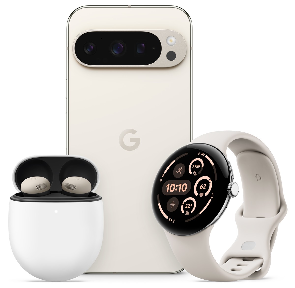 Neues Google-Portfolio: Das Pixel 9 wird bald um die Pixel Buds Pro 2 und die Pixel Watch 3 ergänzt.