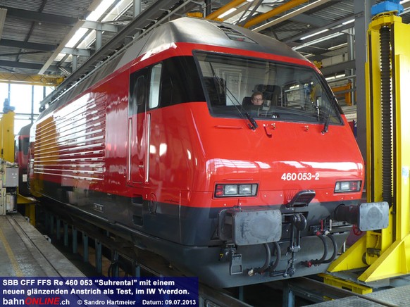 SBB modernisiert rote Lokomotiven der Bahn 2000
Liebe Bildredaktion, da gehÃ¶rt doch ein Foto einer erneuerten Lok zum Artikel, zumal der Anstrich ja neuerdings glÃ¤nzend ist. Der Ferrari auf Schienen ...