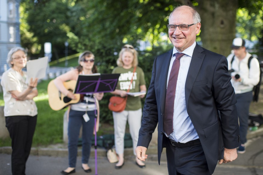 Elmer erschien am Donnerstag gut gelaunt am Zürcher Obergericht.