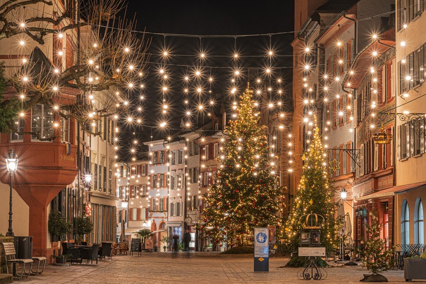Weihnachtsbeleuchtung Rheinfelden