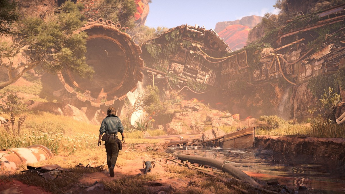 Wenn Key alte Raumschiffwracks erforscht, fühlt man sich fast wie Lara Croft.