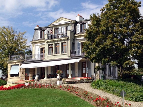 Die Villa von Henri Guisan in Pully.