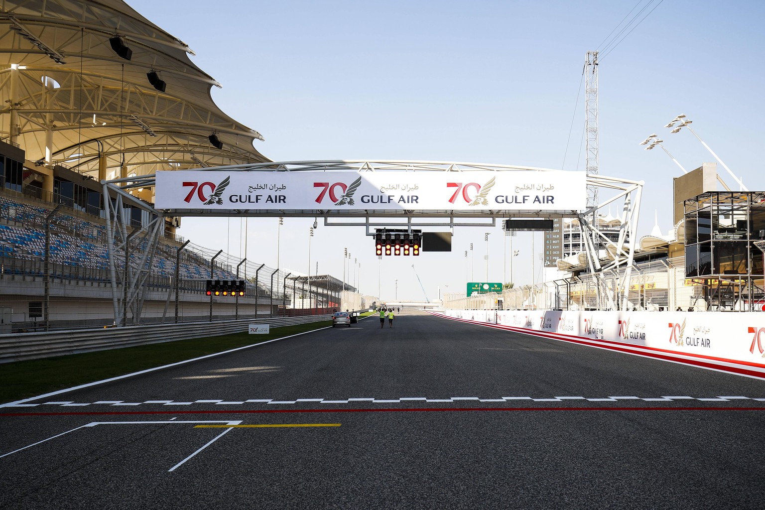 2020 Bahrain GP BAHRAIN INTERNATIONAL CIRCUIT, BAHRAIN - NOVEMBER 26: Track during the Bahrain GP at Bahrain International Circuit on Thursday November 26, 2020 in Sakhir, Bahrain. Photo by Zak Mauger ...