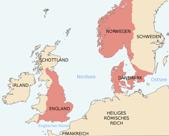 Nordseereich von Knut dem Grossen (1014–1035)