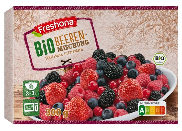 Freshona Bio Beerenmischung tiefgefroren, 300g