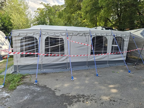 Dieses Zelt ist Sperrgebiet für Raver.