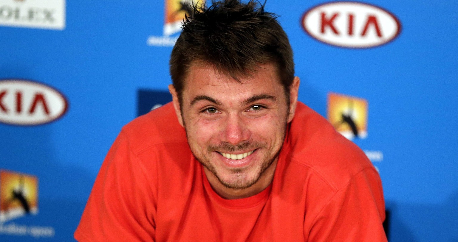 Wawrinka hat gut lachen: Er steht vor dem grössten Triumph seiner Karriere.