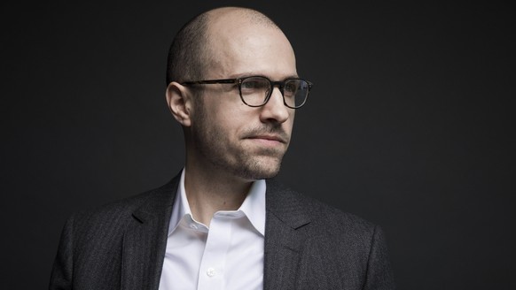 FILE - In this Dec. 13, 2017, file photo, A.G. Sulzberger poses for a photo on the 16th floor of the New York Times building in New York. Trump met with the publisher of The New York Times to discuss  ...