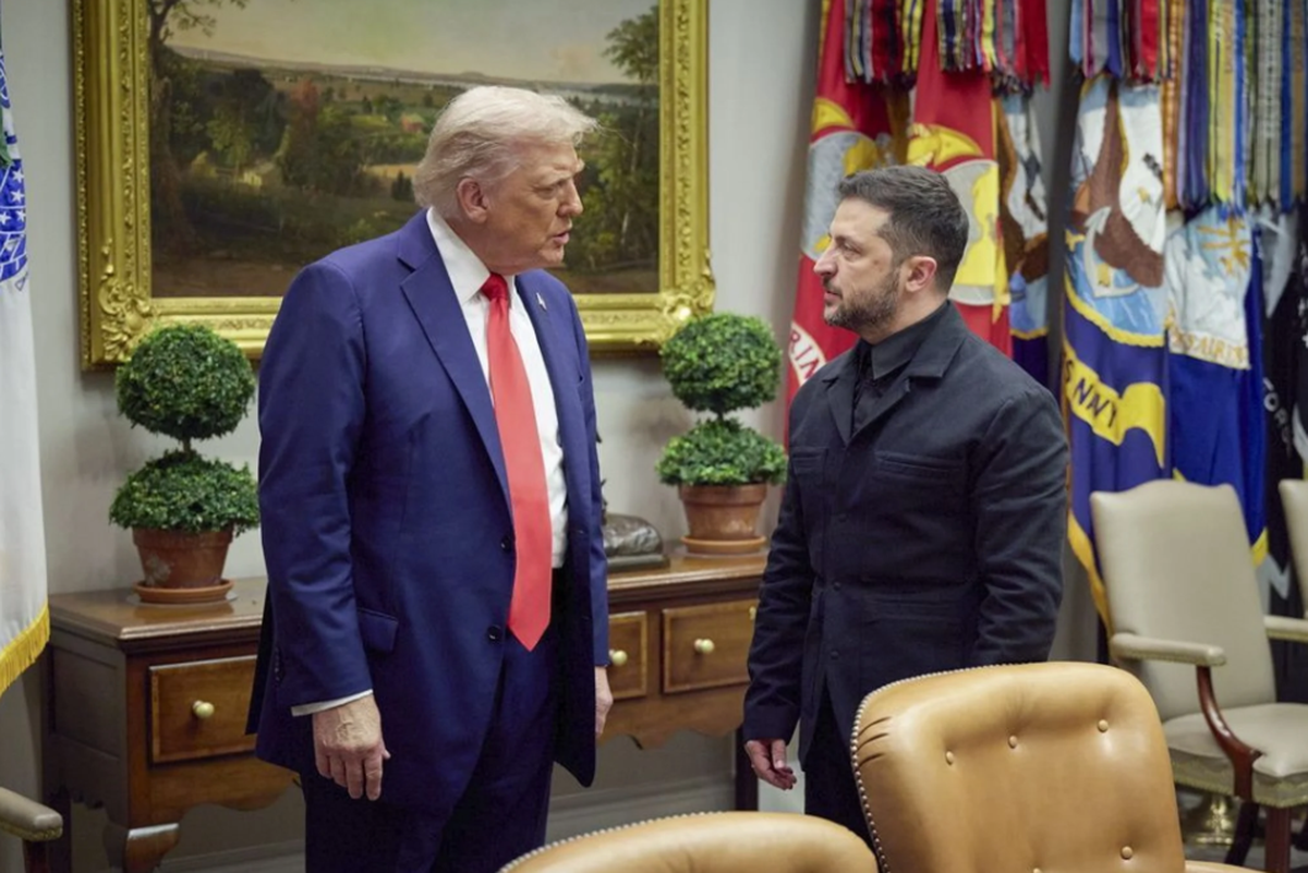 US-Präsident Donald Trump bei seinem letzten Treffen mit seinem ukrainischen Amtskollegen Wolodymyr Selenskyj im August im Weissen Haus.