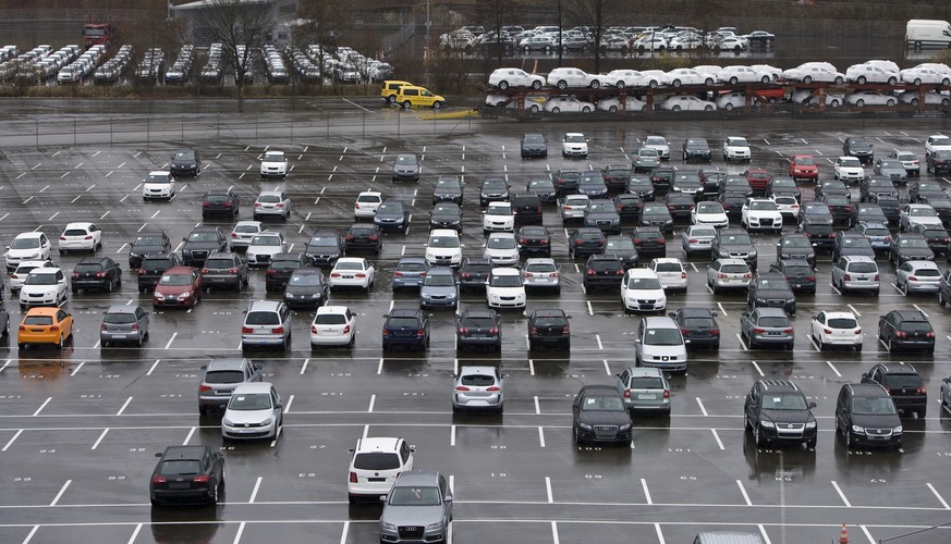 Amag-Parkplatz in Bad Schinznach AG.