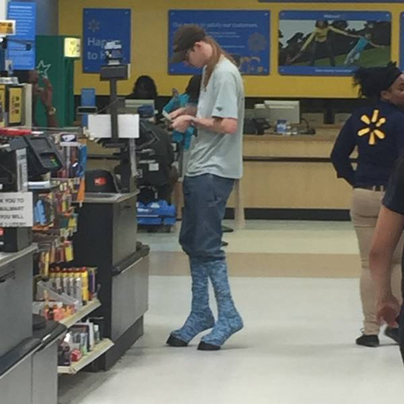 people at walmart