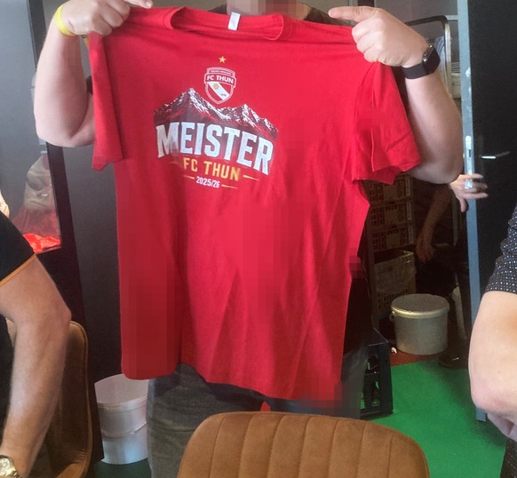 FC Thun: Das Bild eines verfrühten Meister-T-Shirts