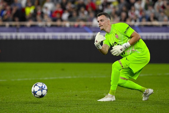 FOOTBALL : AS Monaco VS Tottenham Hotspur FC - UEFA Champions League - 22/10/2025 Philipp K�hn ASM - Champions League match between AS Monaco and Tottenham Hotspur FC on October 22, 2025 at the Louis  ...
