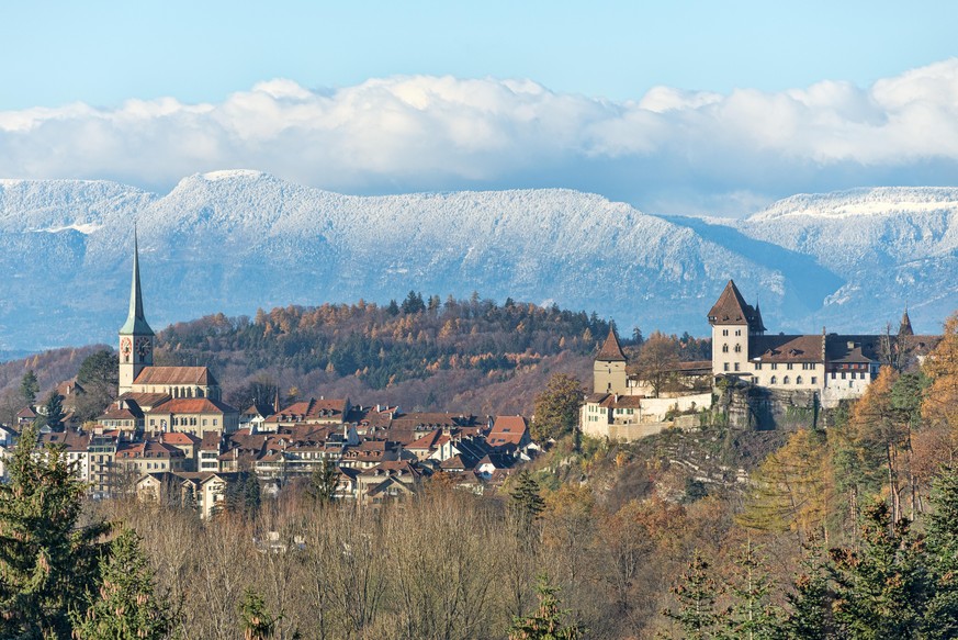 Das mittelalterliche Burgdorf im Emmental.