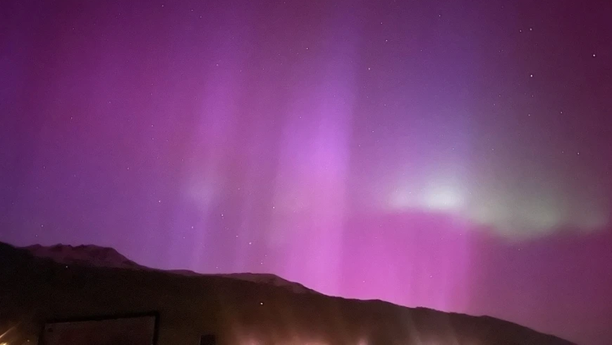 olarlichtern über Scuol, Graubünden