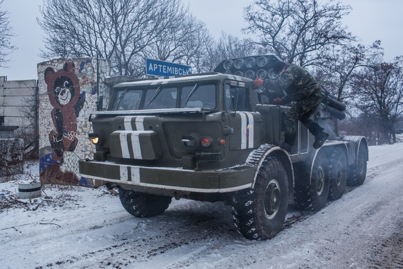 Unterwegs nach Debalzewo.