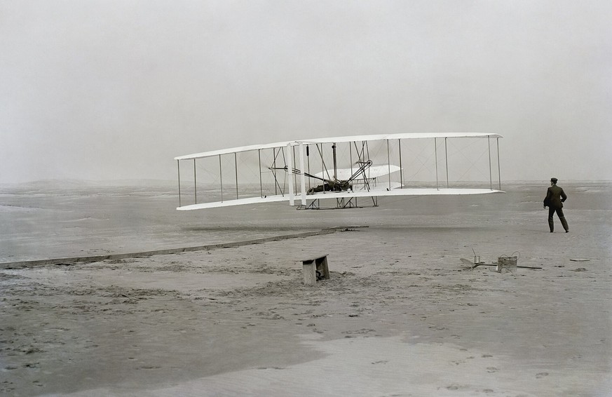 The Wright Flyer (also known as the Kitty Hawk,[3][4] Flyer I or the 1903 Flyer) made the first sustained flight by a manned heavier-than-air powered and controlled aircraft on December 17, 1903.[1] I ...