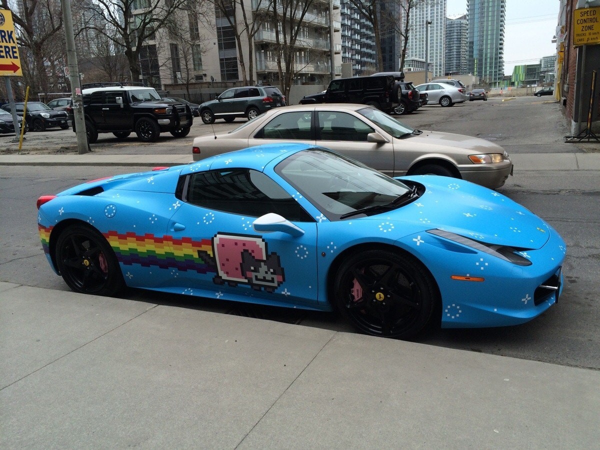La «Purrari» de Deadmau5.
