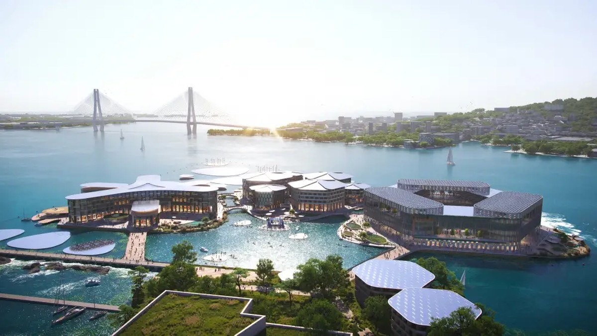 Le 26 avril dernier, la société de développement danoise Oceanix a dévoilé le prototype de la première ville flottante du monde. Le projet lancé fin 2021 avec le soutien de l'Organisation des Nat ...