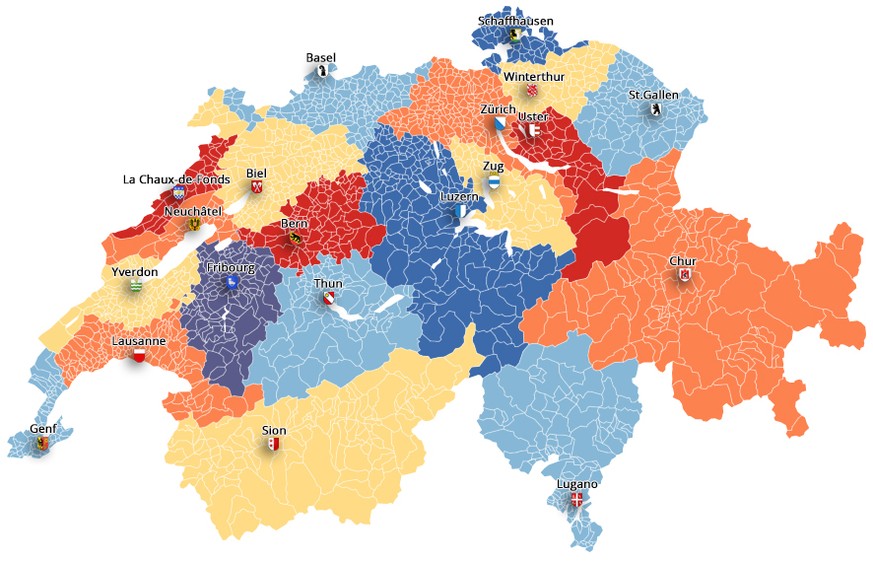 grösste Städte am genauen Ort