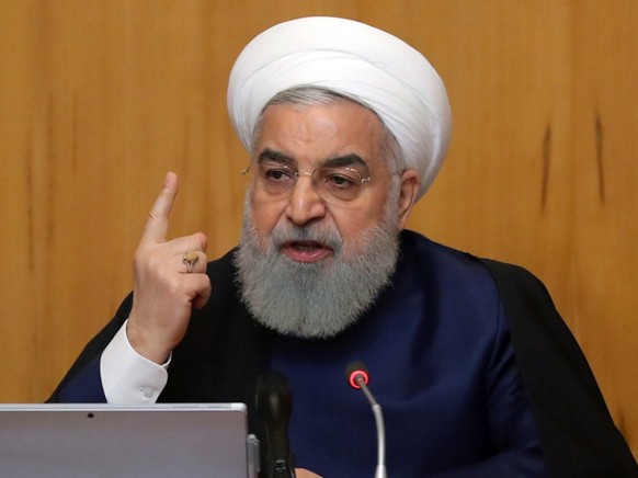 Irans Präsident Hassan Ruhani droht nach der Zuspitzung im Konflikt mit den USA mit der Wiederaufnahme einer höheren Urananreicherung.