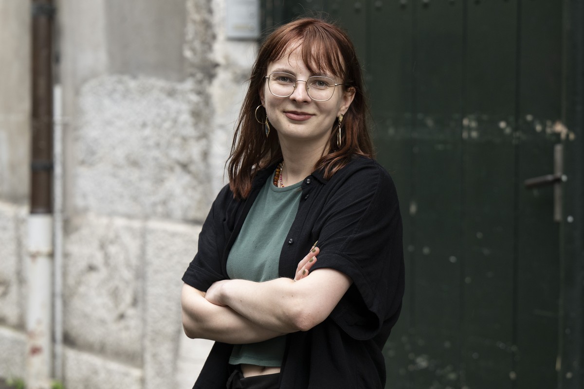 Mirjam Hostetmann wird von der Delegierte der Juso zur neuen Praesidentin gewaehlt, am Samstag, 29. Juni 2024, in Solothurn. (KEYSTONE/Peter Schneider)