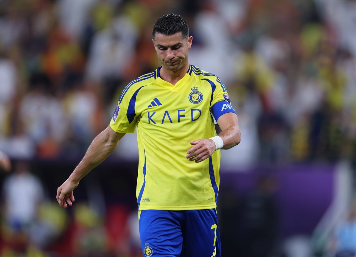 Al-Nassr FC vs Kawasaki Frontale - AFC Champions League Elite Semi Finals JEDDAH, SAUDI ARABIA - April 30: Cristiano Ronaldo of Team Al-Nassr FC during the AFC Champions League Elite Semi Finals match ...