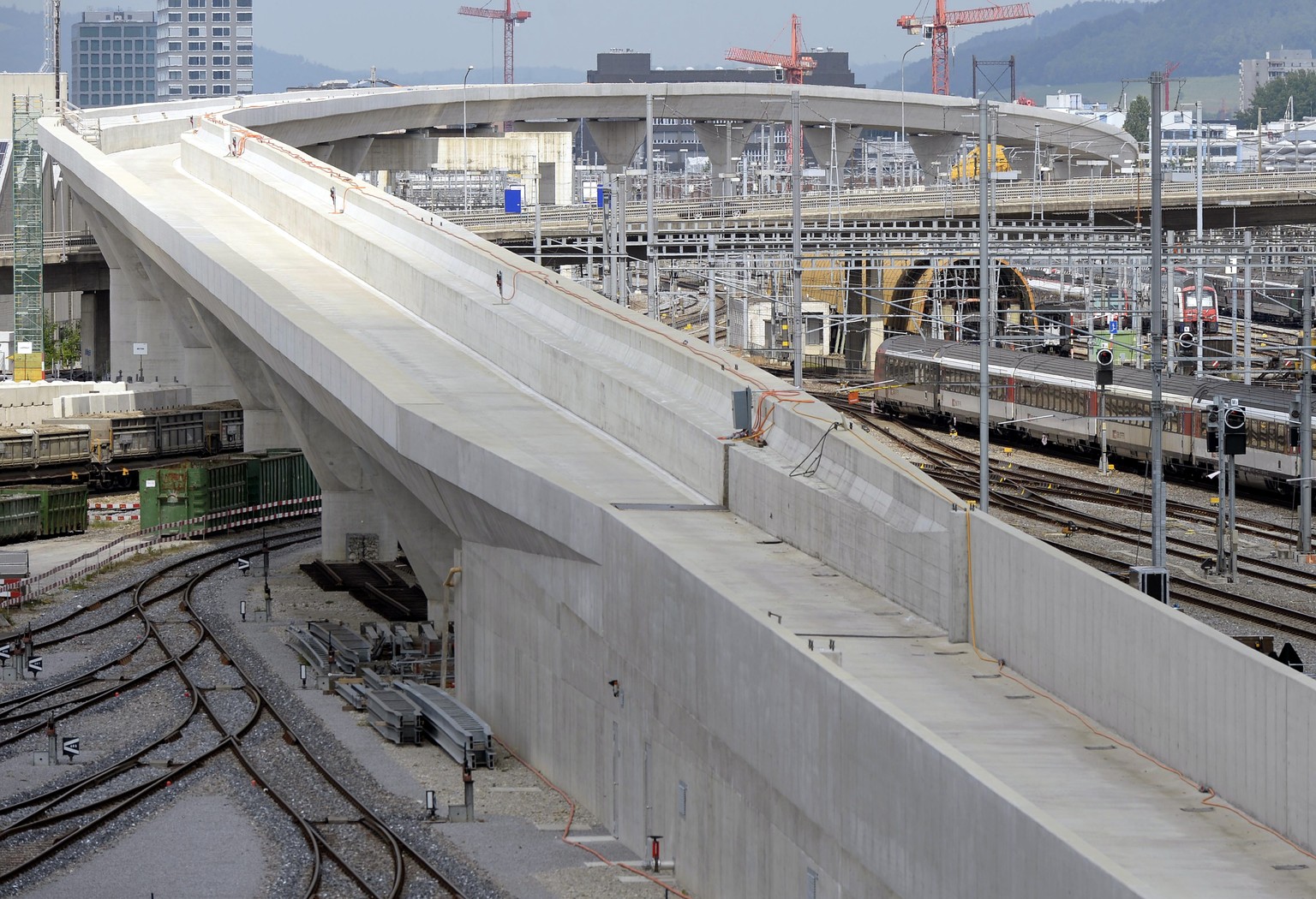 Ab Dezember 2015 werden über diese Brücke Züge fahren.