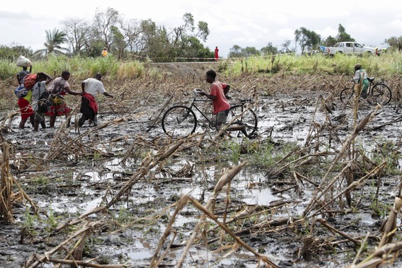 Extreme Wettersituationen wie der Zyklon in Mosambik werden vom Klimawandel noch verstärkt.