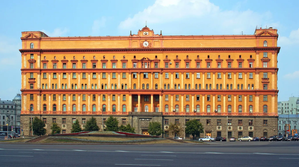 Das ehemalige KGB-Hauptquartier am Lubjanka-Platz in Moskau (Archivbild): Heute sitzt hier der russische Inlandsgeheimdienst FSB.