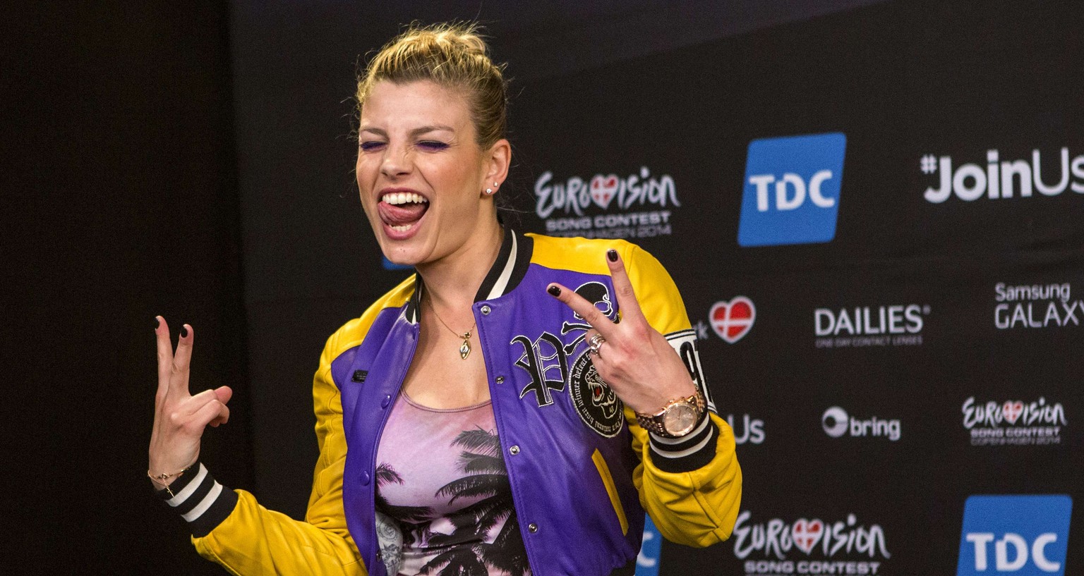 Nein, Italiens Emma Marrone macht nicht auf Miley. Nö.