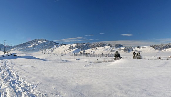 Rauszeit kalte Orte Kaltluftseen Rothenthurm Hochmoor