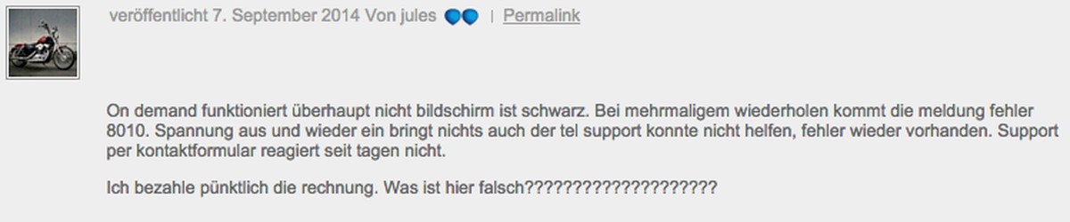 Kunde: «Ich bezahle pünktlich die Rechnung. Was ist hier falsch?»