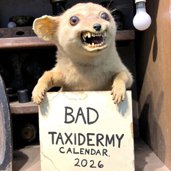 Bad Taxidermy Calendar 2026
https://www.etsy.com/listing/4394056424/the-bad-taxidermy-calendar-2026?ls=s&amp;ga_order=most_relevant&amp;ga_search_type=all&amp;ga_view_type=gallery&amp;ga_search_query= ...