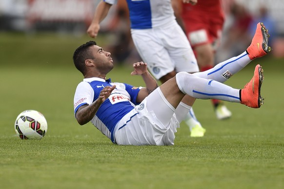 Der Einsatz des GC-Brasilianers Caio gegen Thun ist fraglich.