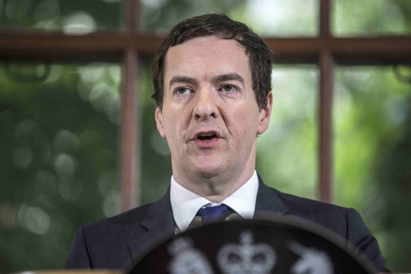 Britain&#039;s Chancellor of the Exchequer George Osborne speaks at a news conference in central London, Britain June 27, 2016. REUTERS/Richard Pohle/Pool