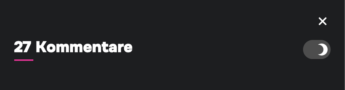 Kommentarspalte