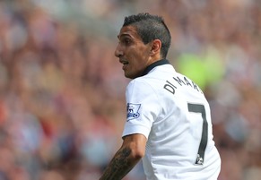 Angel Di Maria bei seinem Debüt im ManU-Trikot.