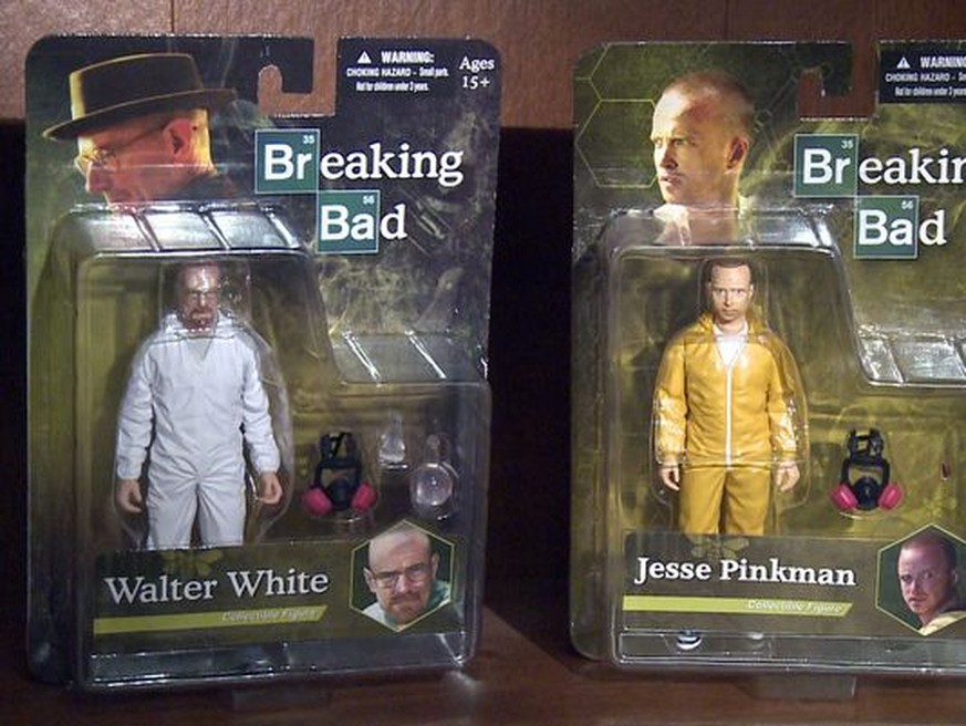 Walter White (Bryan Cranston) und Jesse Pinkman (Aaron Paul) als Action-Figuren.
