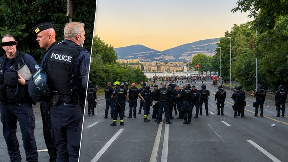 Directeur de l&amp;#039;Académie de police de Savatan, le colonel Alain Bergonzoli (à g.) était avec les forces de l&amp;#039;ordre lorsque celles-ci ont resserer le dispositif d&amp;#039;encerclement ...