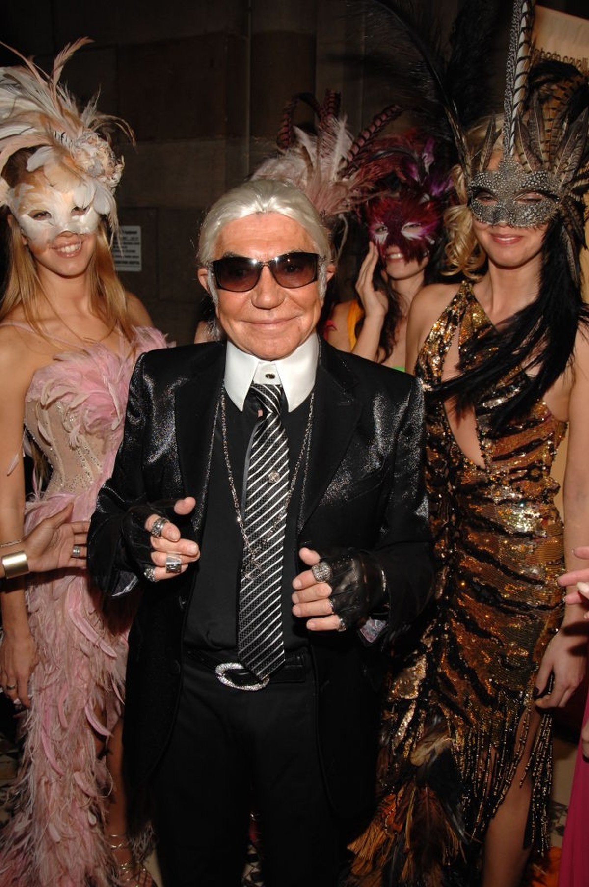 Designer Roberto Cavalli attends his Halloween Party at Cipriani's in New York City. (Photo by Steve Eichner/WWD/Penske Media via Getty Images)