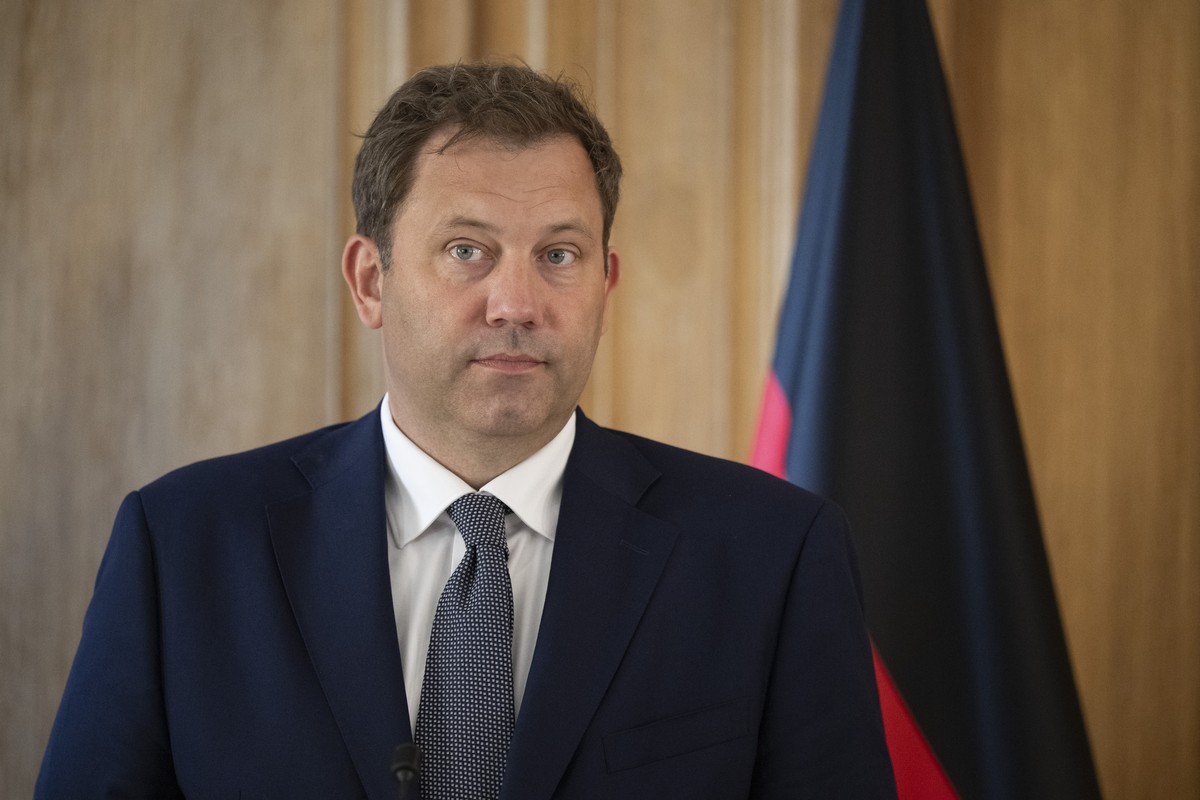 Bundesminister der Finanzen Lars Klingbeil (Deutschland) beim Treffen der deutschsprachigen Finanzminister, am Montag, 24. August 2026, in Schaan, Liechtenstein. (KEYSTONE/Gian Ehrenzeller)