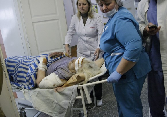 Beim Angriff durch die ukrainische Armee gab es Verletzte.