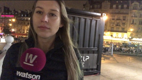 watson-Reporterin Camille Kündig ist vor Ort