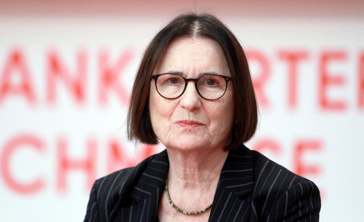 Frankfurt/Main, Hessen, Deutschland, 18.10.2023: Frankfurter Buchmesse: Irina Scherbakowa, russische Germanistin und Kulturwissenschaftlerin, Gründungsmitglied der Menschenrechtsorganisation Memorial, ...