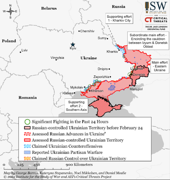 Ukraine Krieg Entwicklung seit 24. Februar
6. September