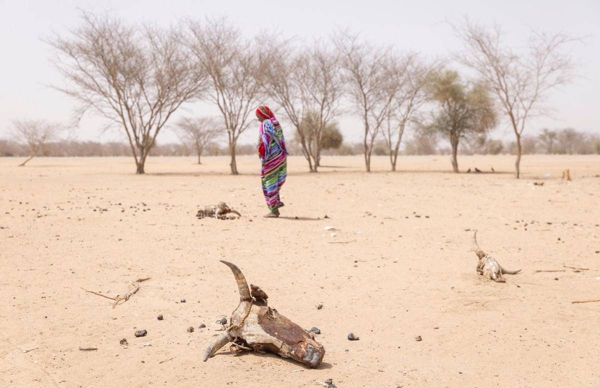 IMAGE DISTRIBUTED FOR CARITAS SCHWEIZ FOR EDITORIAL USE ONLY - Der Klimawandel im zentralafrikanischen Tschad hat bereits jetzt existenzielle Folgen fuer die Bevoelkerung, etwa wegen der Duerre in der ...