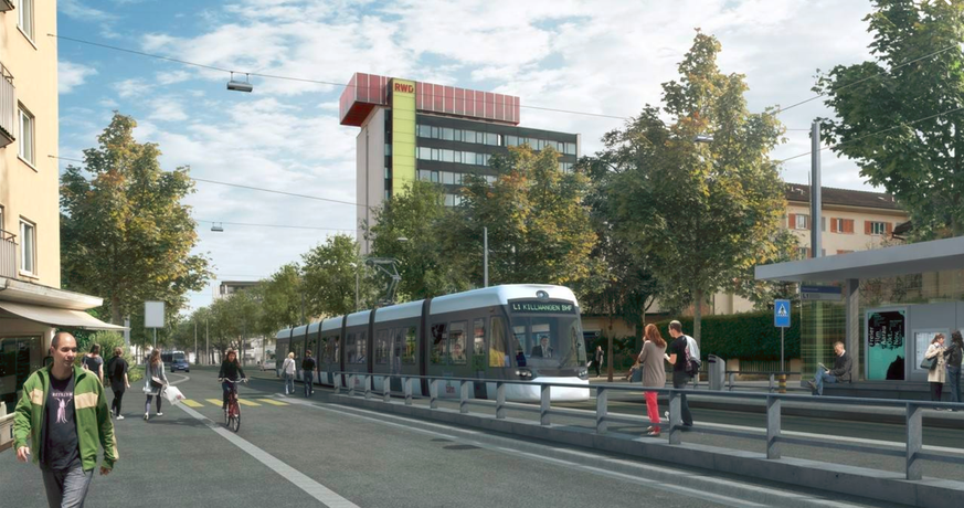 Der Limmattalbahn kommt im neuen Gesamtverkehrskonzept eine wichtige Rolle zu.