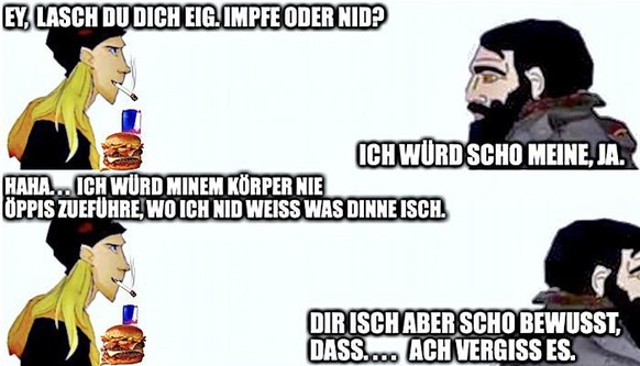 25 der besten Corona-Tweets, die dein Wochenende noch etwas besser machen\nDas Recht die Impfung zu verneinen ist nunmal zu respektieren.
Nur sind die Hauptargumente von Impfgegner nach wie vor die; & ...